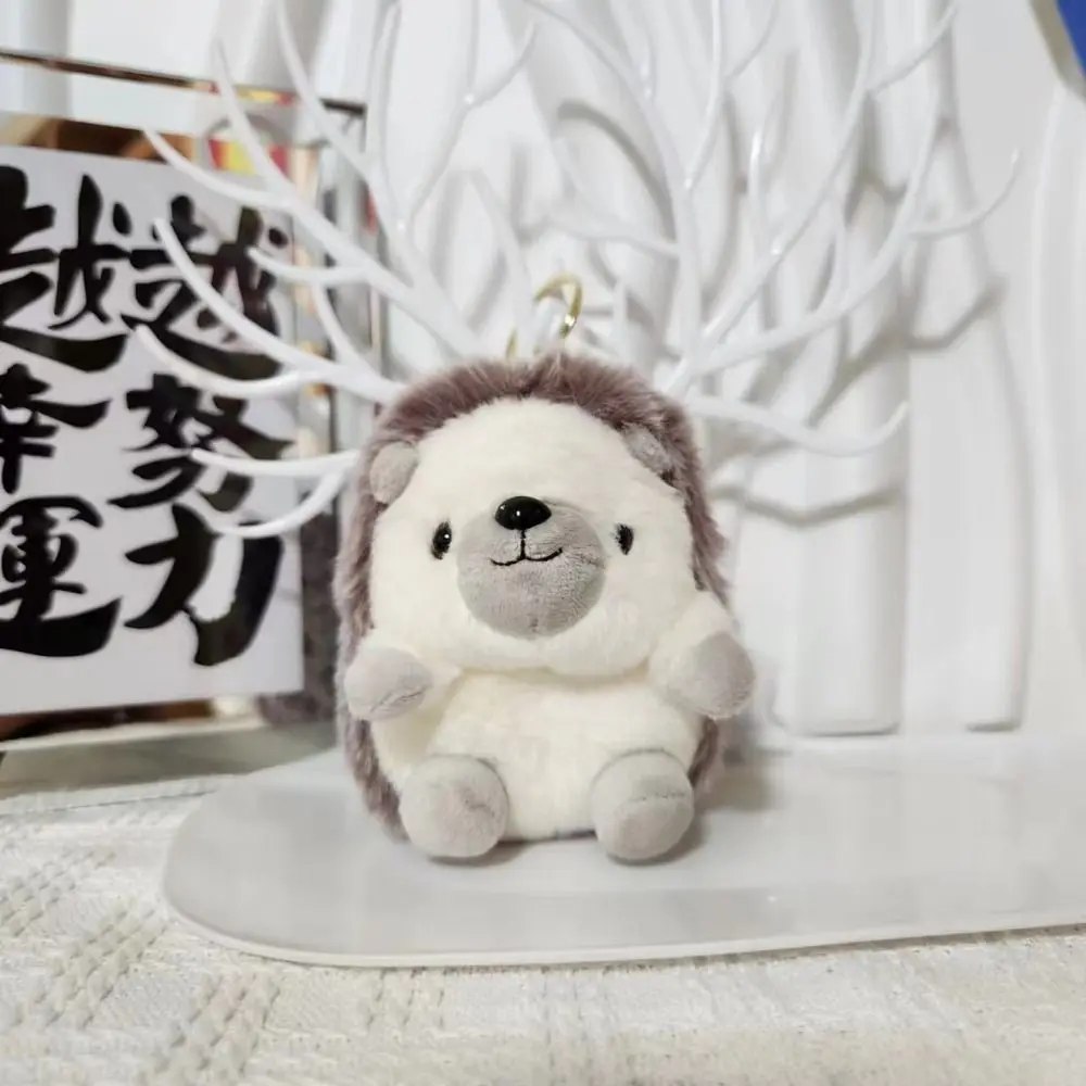 Adorable Little Hedgehog Keychain Mini Hedgehog Little Hedgehog Pendant Soft Stuffed Cute Hedgehog Keyring Hanging Decor