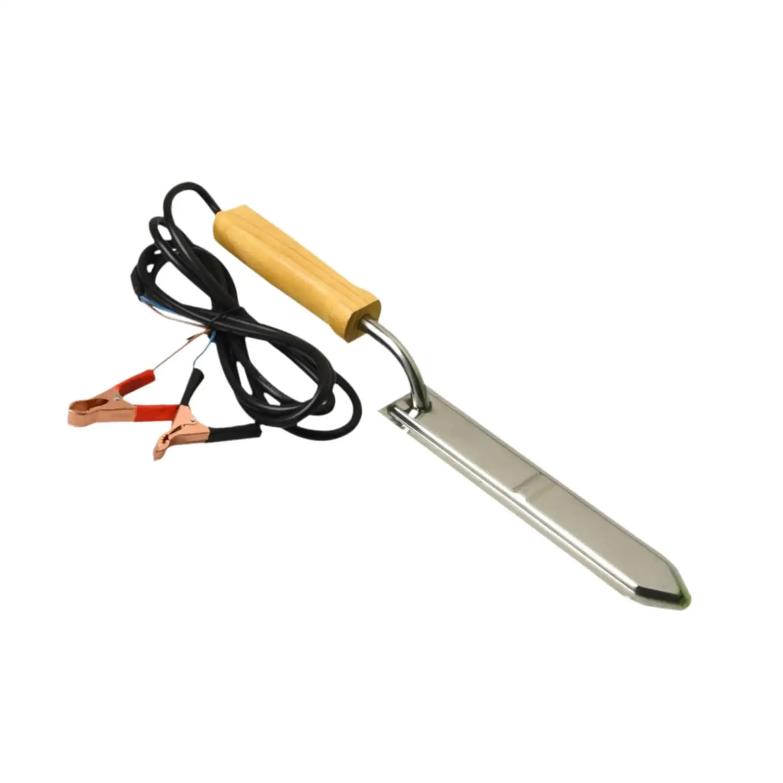 Electric Honey Cutter Honey Harvest Equipment 12V Easy to Use Pizza Wood Handle Electric Uncapping Knife Beekeepings Supplies