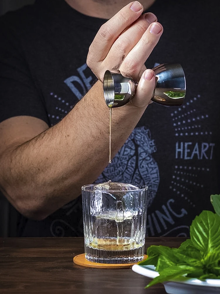 Measuring Jigger Bar Bell 2 oz 1 oz Cocktail Jigger For Bartending Shot Pourer Double