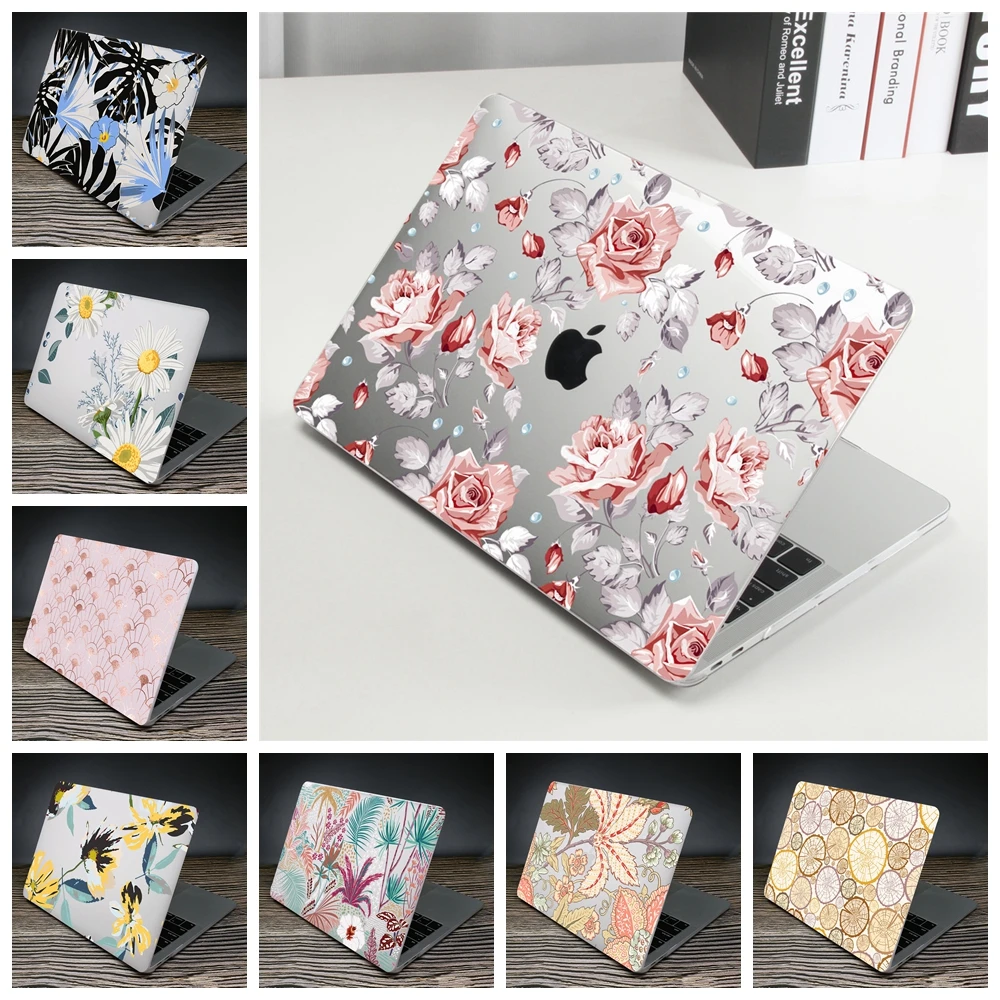 Per Macbook Air 13 M1 Custodia M2 Pro 13 14 16 Accessori Per Laptop Cover 3D Printed Flower Skin Hard Shell 11 12 13.3 13.6 15.4 Pollici