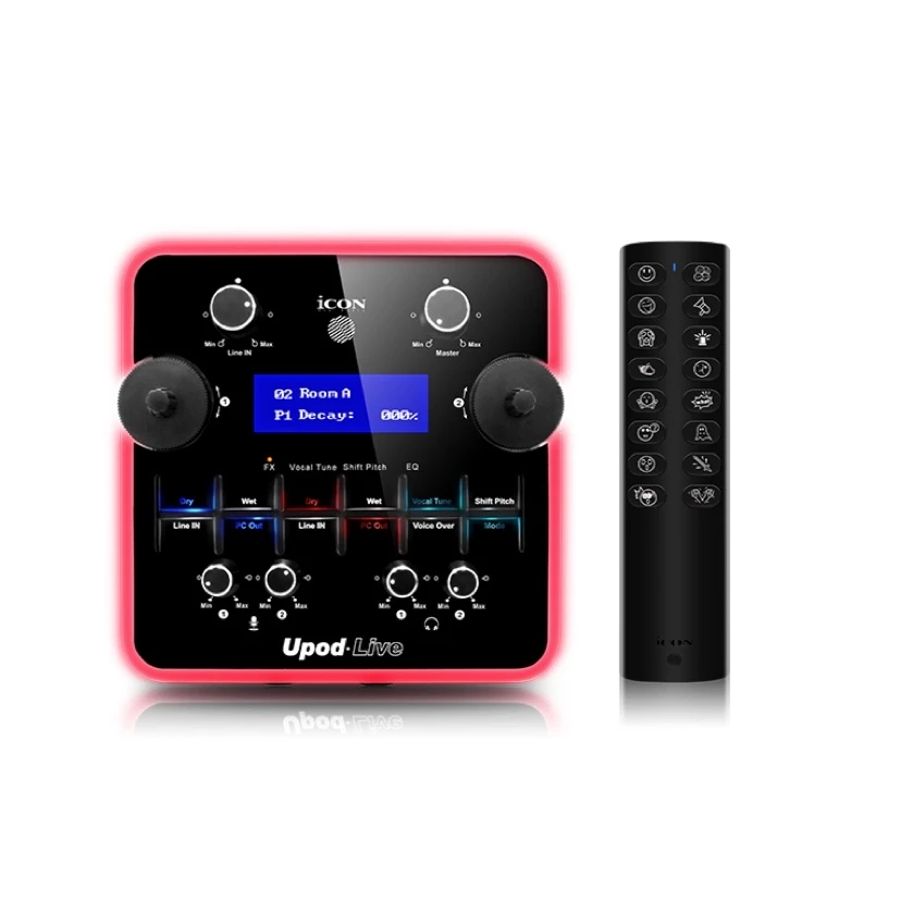 ICON UPod Live Professional live singing sound card 2-output USB audio interface Plug & play and no driver installation