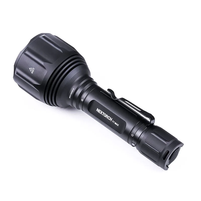 Фото Тактический фонарик дальнего действия Nextorch T7 MAX 1100 м, 1200 люмен, аккумулятор 21700, с дистанционным переключателем и креплением для прицела для охоты №4