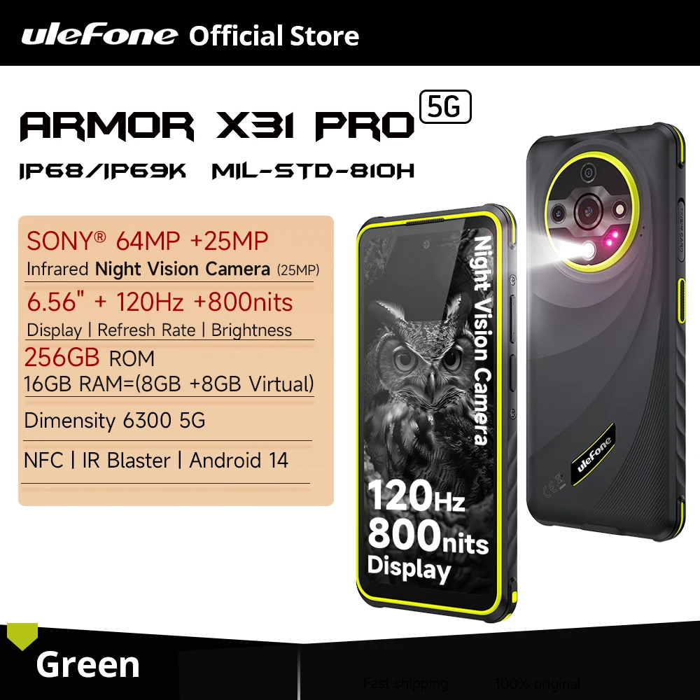 スマートフォン本体 Ulefone Armor X31 Pro 5G 16GB+256GB Amazon.com: Ulefone Armor X31 Pro 5G Rugged Phone Unlocked