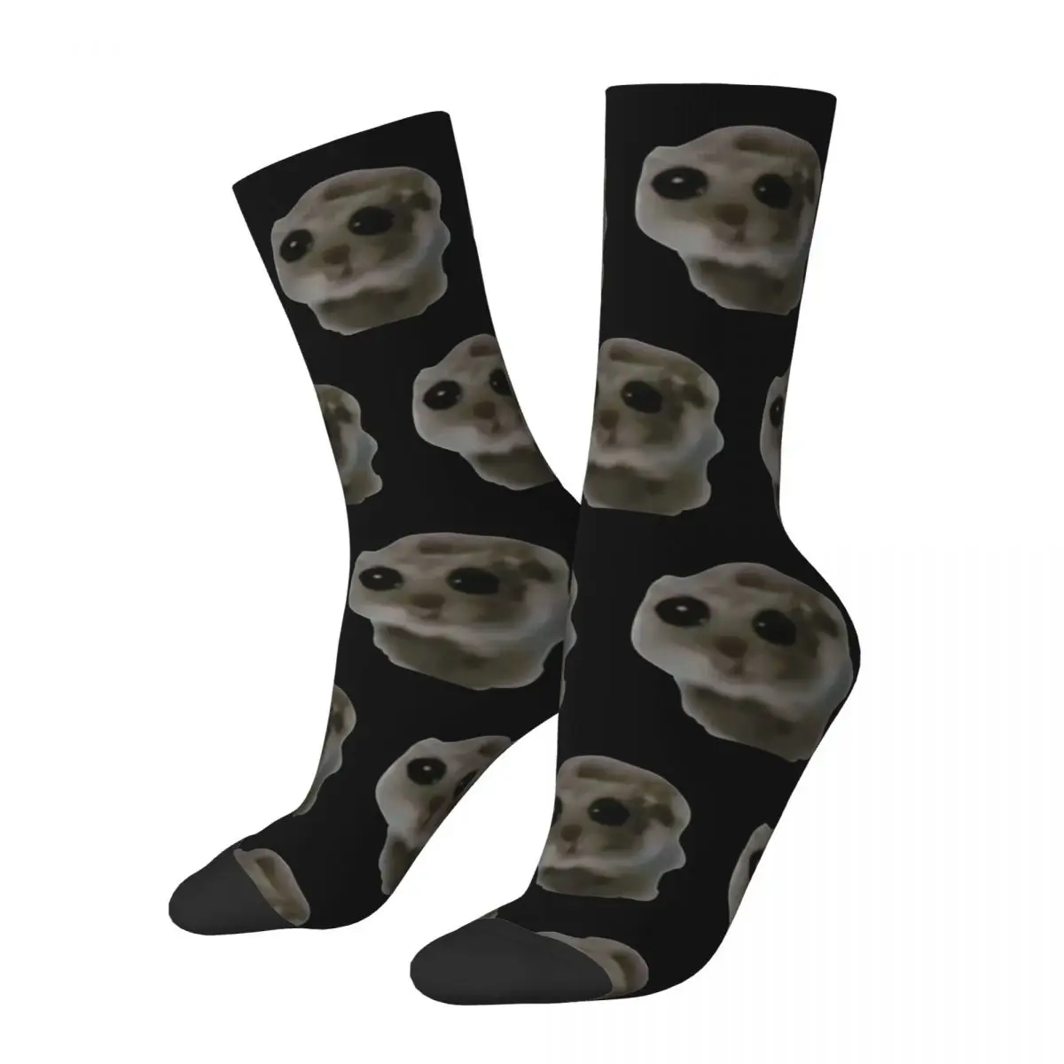 

Men Women Sad Hamster Meme Tk Meme Socks Cotton Casual Socks Harajuku Accessories Middle Tube Socks Small Gifts