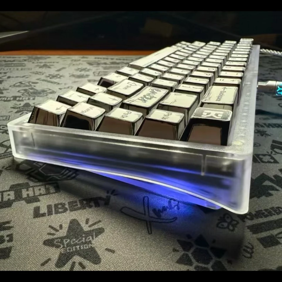 キーボード Swagkeys Eave65 Plus Swagkeys EAVE65 Mechanical Keyboard Kit Wired Hot-swap GASKET