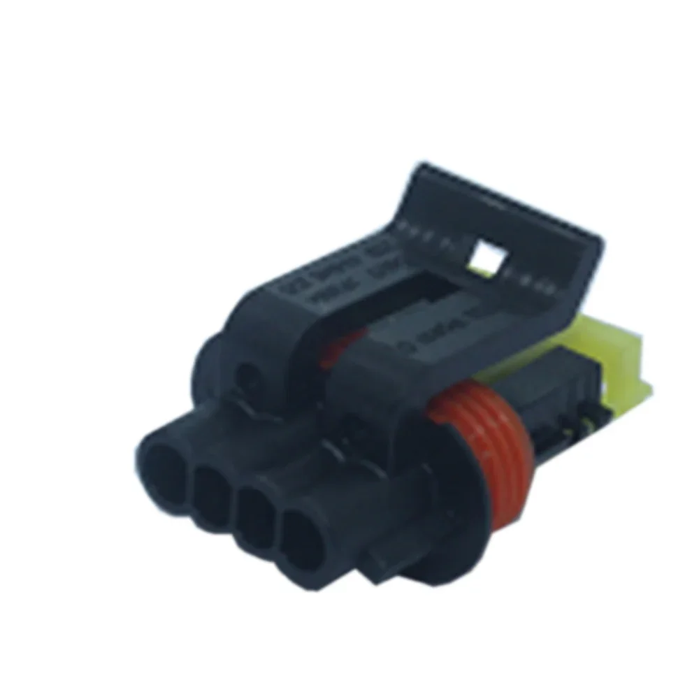 5/10Set Tyco Auto 4Pin Waterpfoof Amp Housing Plug A05315-000 Amps-0-0444046-1 Filo Di Cablaggio Del Connettore 444046-1 2 O