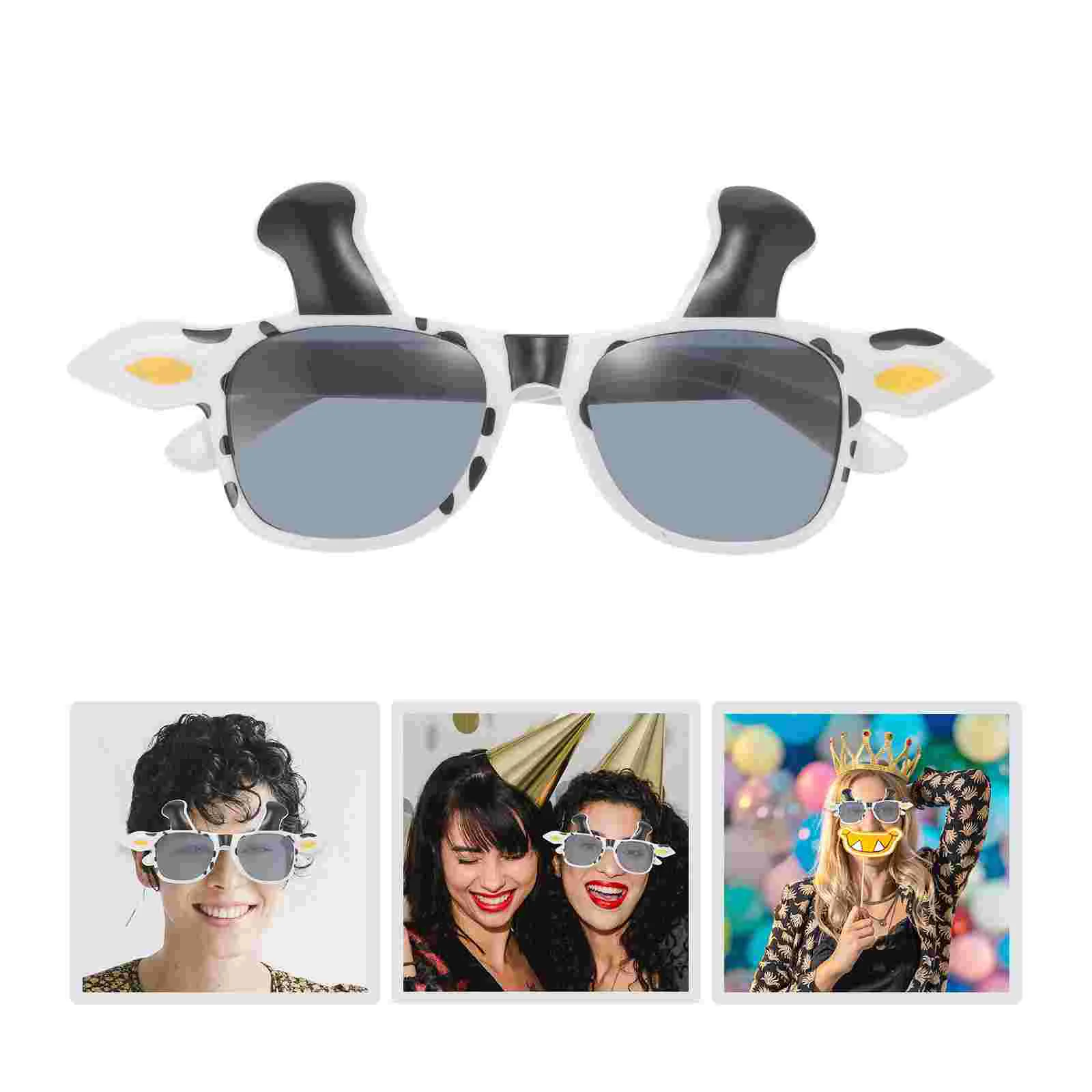 Cosplay Glasses Funny Cow Animal Eyewear