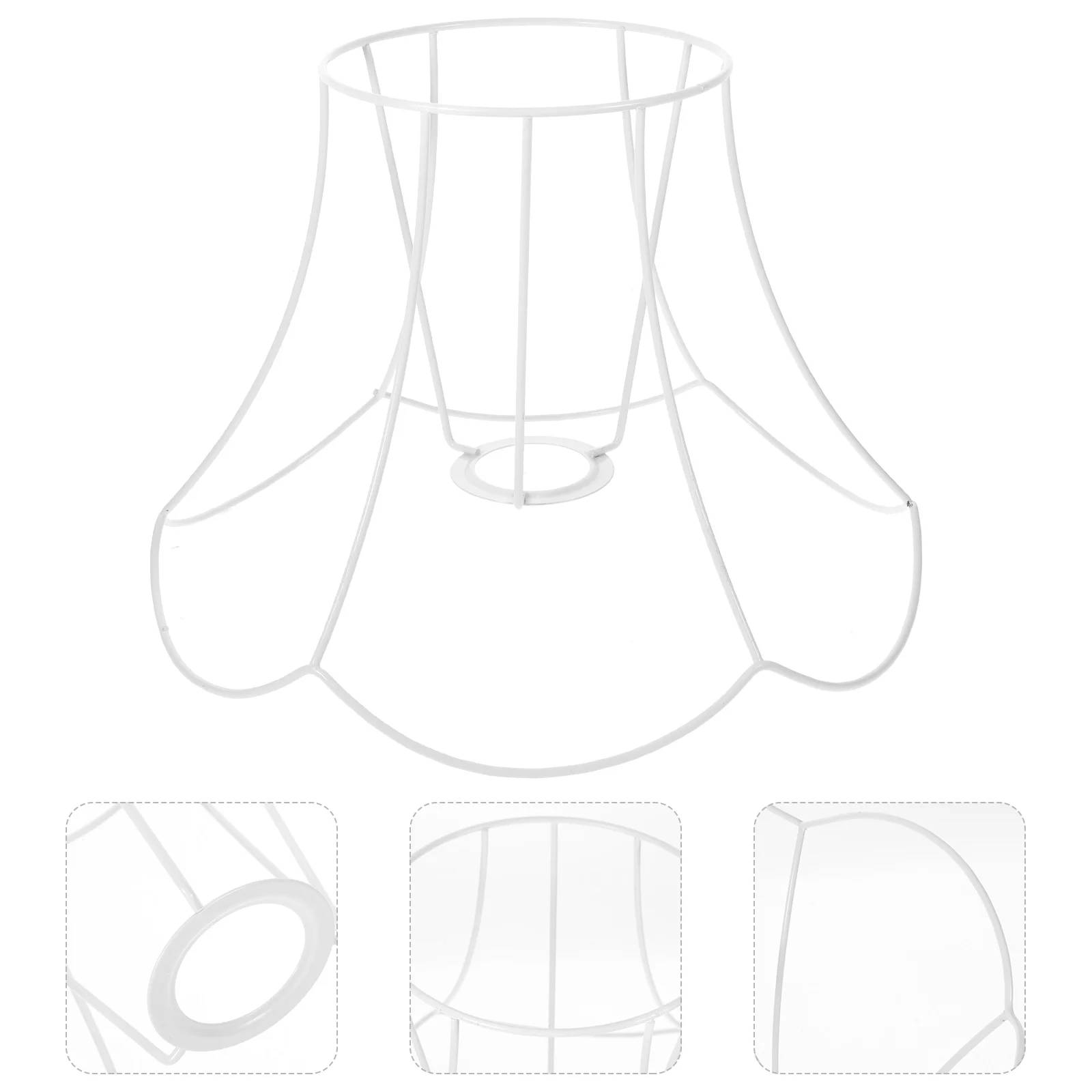 

Lampshade Frames Table Light Racks DIY Bracket Metal Cover Brackets Lights Desk Shades for Floor