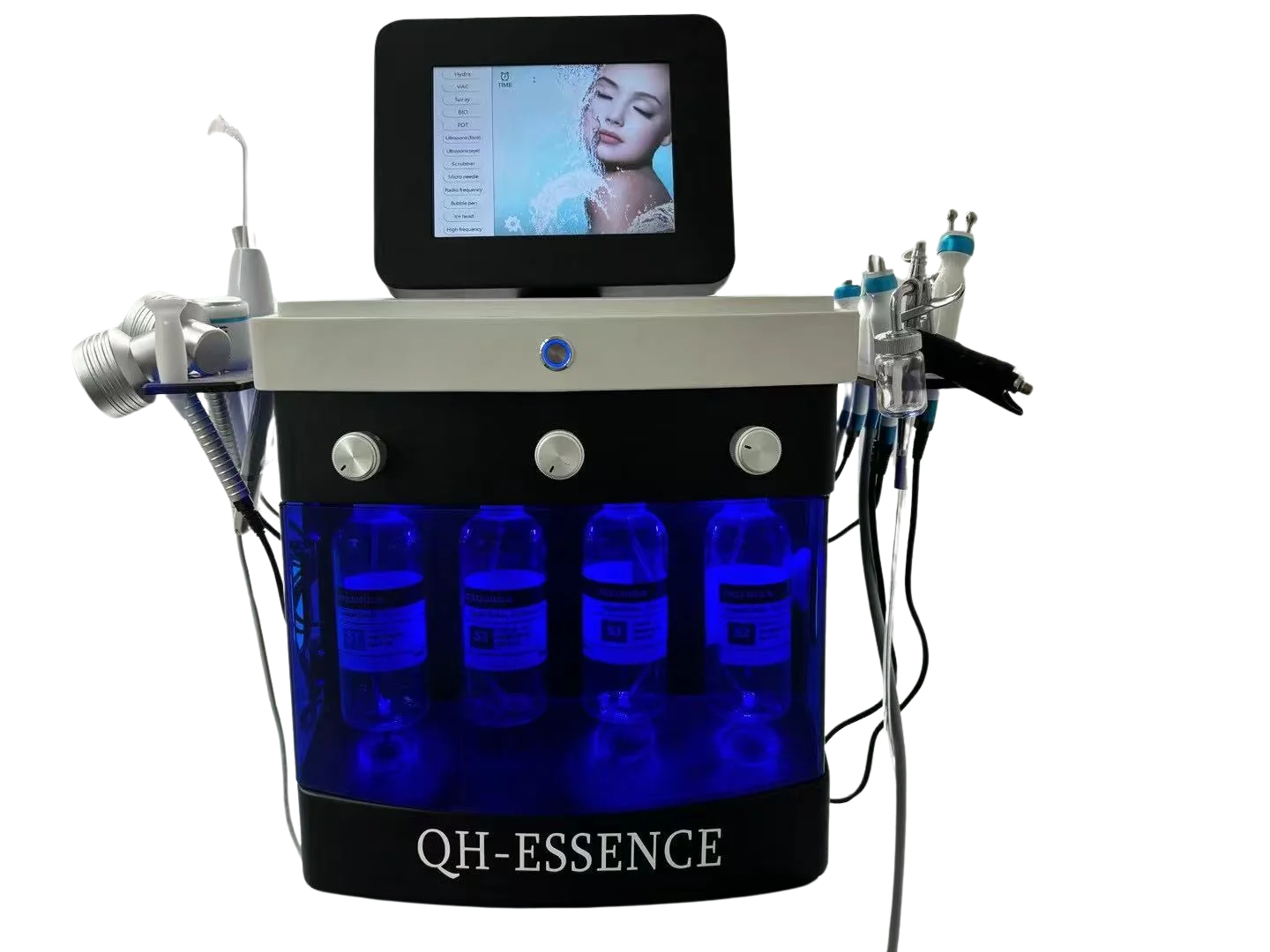 Hydra Dermabrasion Facial Device 14-in-1 Skin Rejuvenation Machine for Deep Hydration & Anti-Aging Skin Care Salon Using