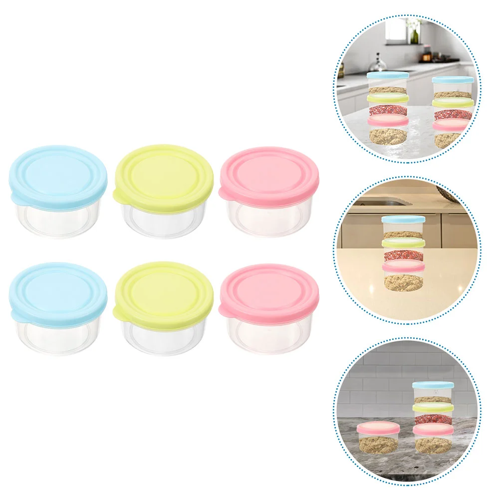 

Salad Dressing Container Sauce Cup Lunch Bento Sauce Holder Reusable Condiment Storage Box with Lid Kitchen Accessories