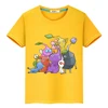 Pikmin Print 100%Cotton T-shirt Short boy girl clothes Cute Tops pride tshirt Summer cartoons Tshirt anime Tees y2k kid Day gift 2