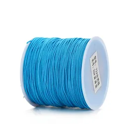Premium 0.8mm Nylon String for Handcrafted Jewelry - 100 Meters (Blue)