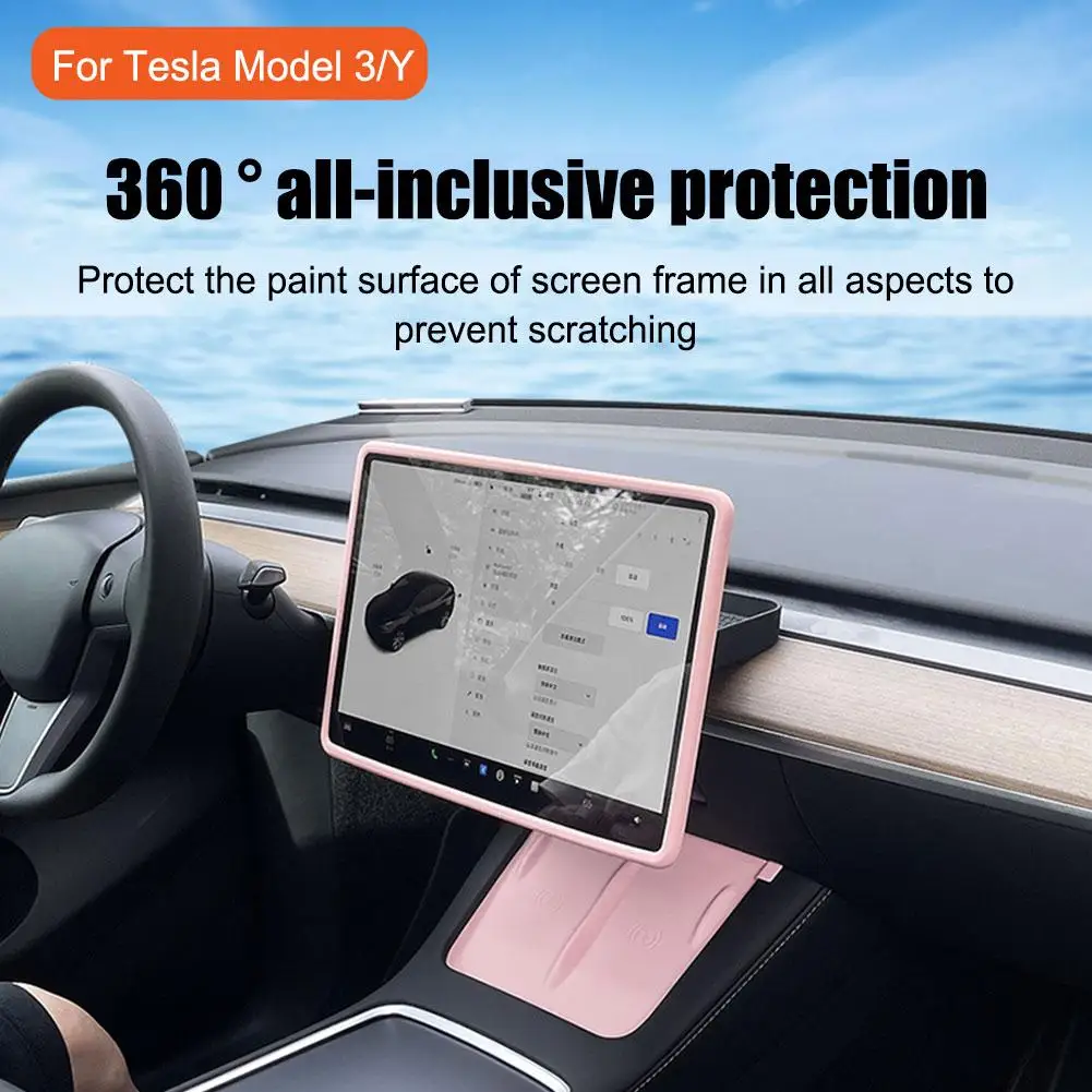  Lanvee Tesla Model 3 / Y Screen Protector, Silicone