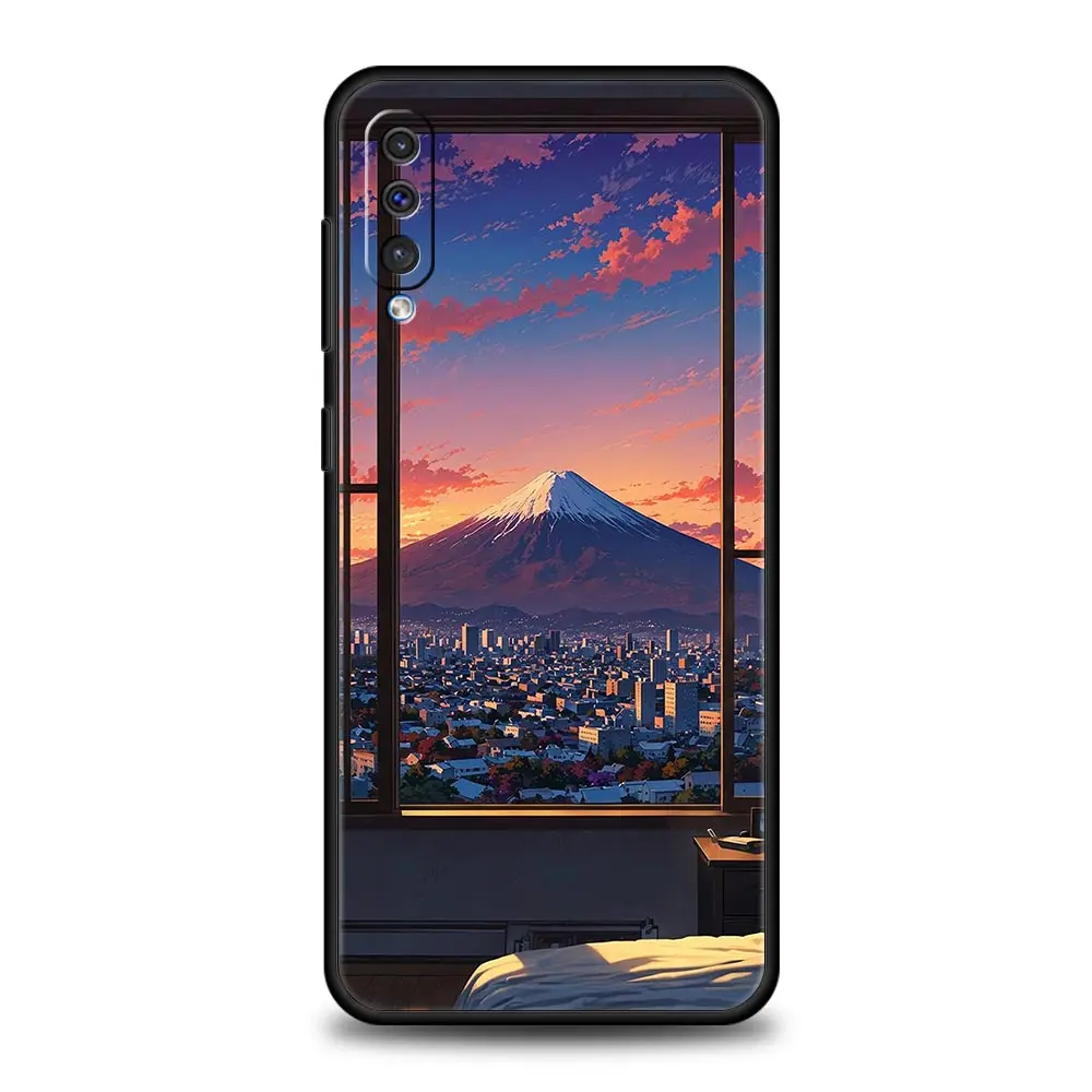 Japan Mount Fuji Cherry Blossom Phone Case Cover