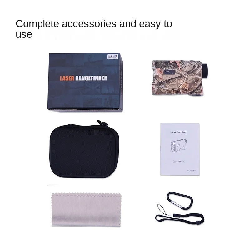 Monocular Laser Rangefinder Telescope Camouflage Outdoor Golf Ranging Speed Measurement Altimeter Angle Measurement New