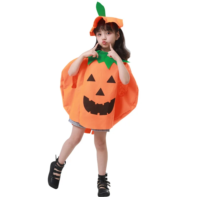 Halloween Pumpkin Family Costume Adult Children Unisex Pumpkin Grament Cute Hat Bag Set Masquerade Party Holiday Cosplay Props halloween costume men cosplay costume masquerade costume
