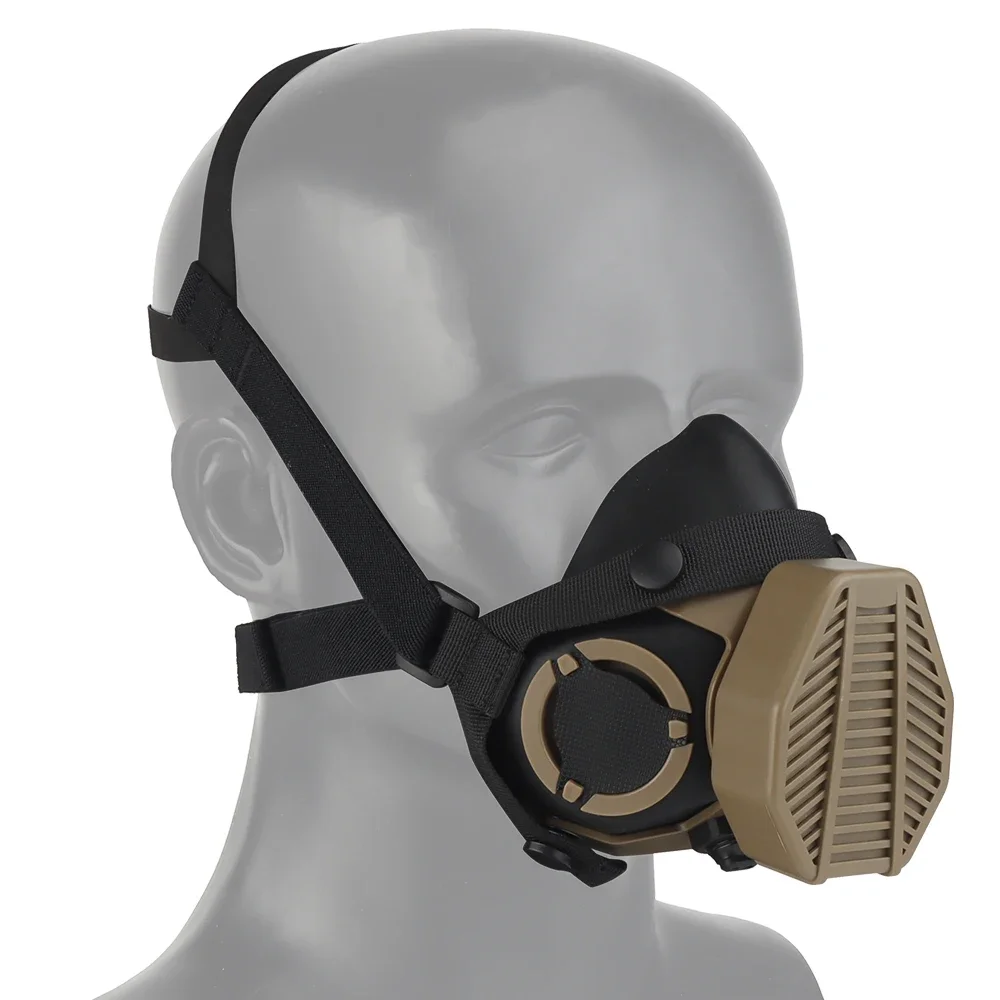 Tactical Half-mask Respirator For Airsoft And Outdoor Activities_voghion.com