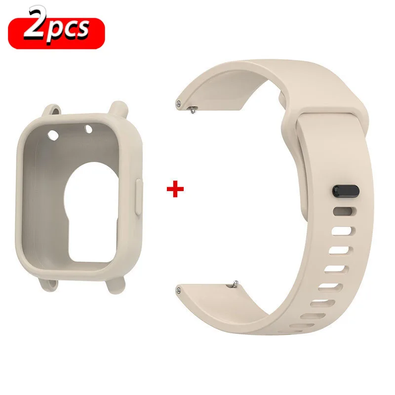 Premium Silicone Strap and Case for Active Smartwatch Bands