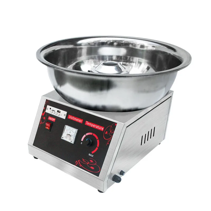 

Commercial Cotton Candy Machine Electric Sugar Floss Maker Temperature Controls for Party Festival Carnival Home DIY
