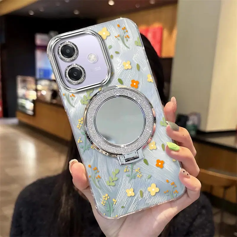 Lovely Flower Bracelet Holder Phone Case Cover