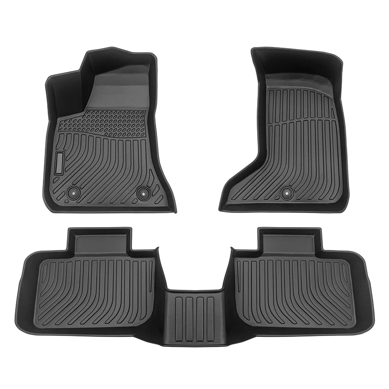 

Car Floor Mats for 2011-2023 Chrysler 300-AWD & 2011-2022 Dodge Charger TPE Rubber Black Non-Slip Durable Waterproof Floor Mats