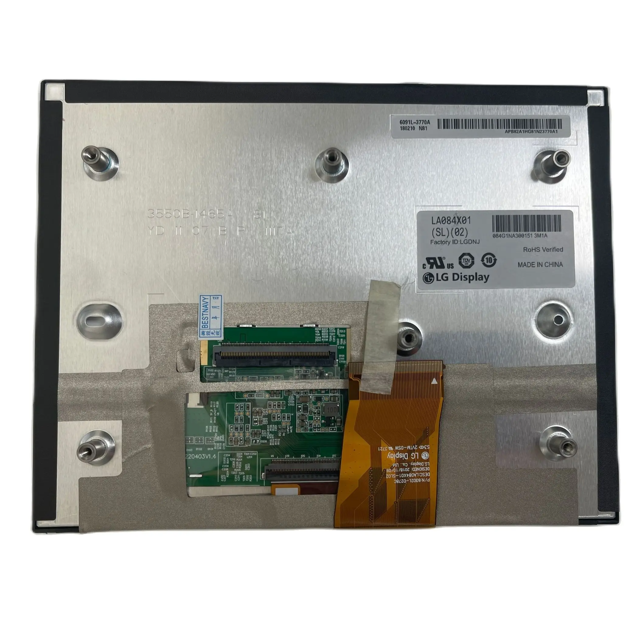 8.4inch LCD display LA084X01(SL)(01) LA084X01-SL01 LA084X01-SL02 with touch digitizer for Chrysler VP4R car Navigation