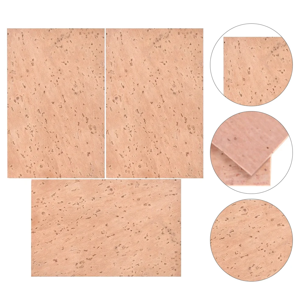 

3 Pcs Saxophone Cork Mat Instrument Repair Accessories Pads Universal Neck Replacements