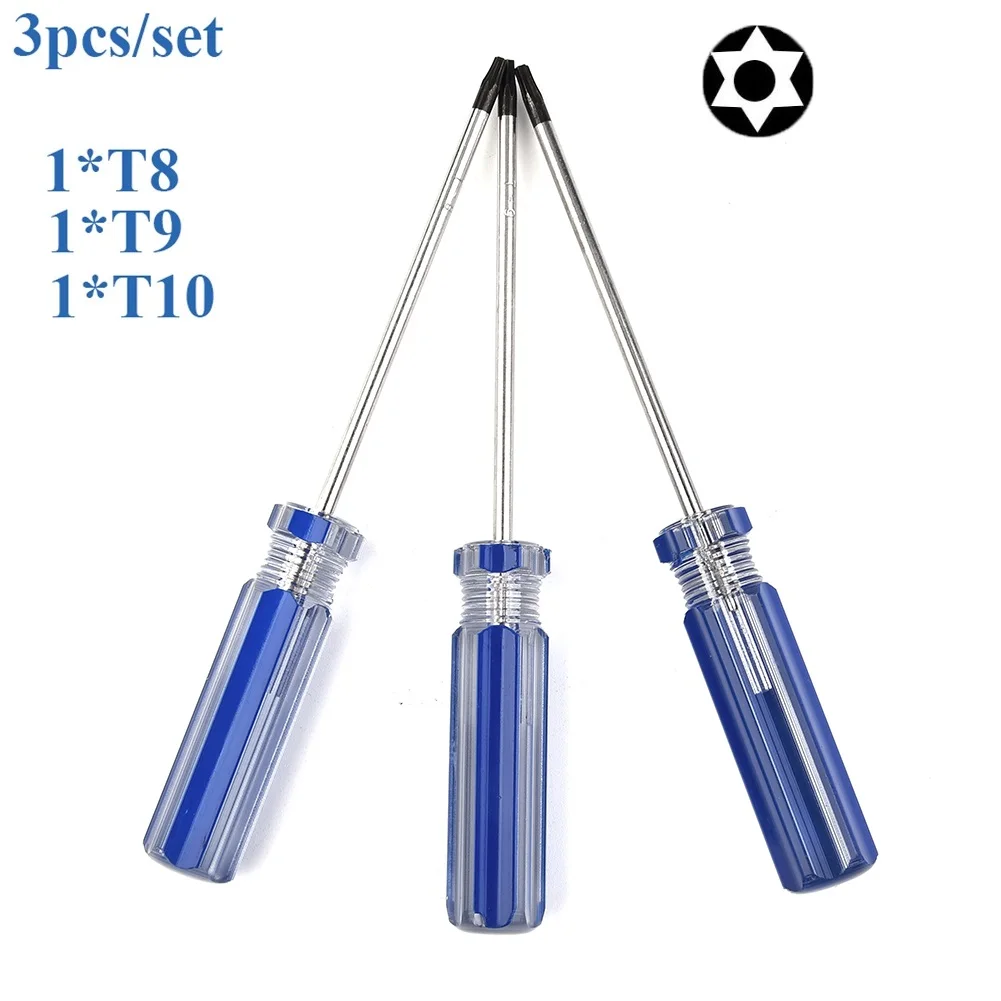 3Pcs/Pack Precision Screwdriver T8 T9 T10 Screwdrivers For Xbox 360 Wireless Controller
