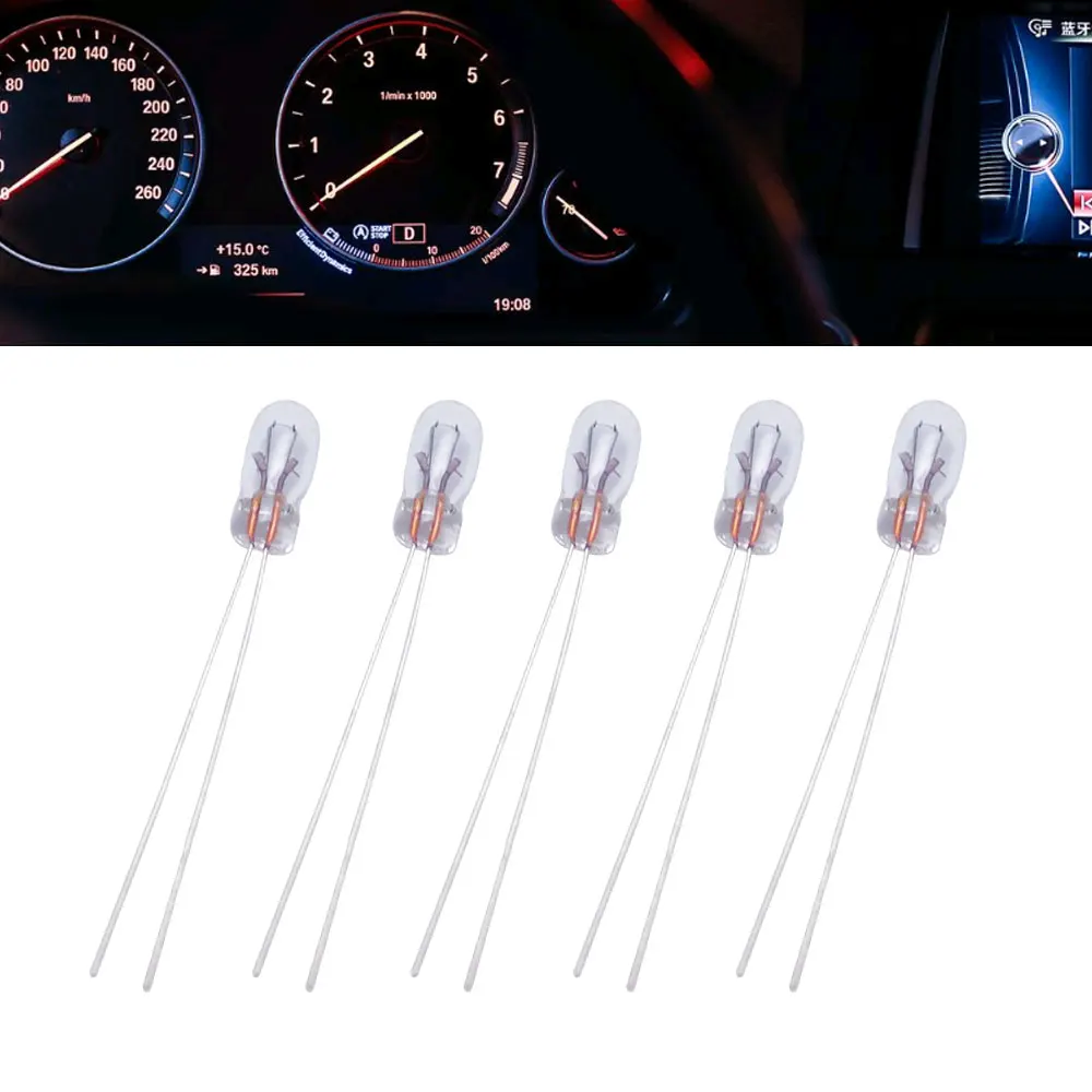 5pcsUniversalAutoInstrumentBulbsCarGearIndicatorLightDashboard