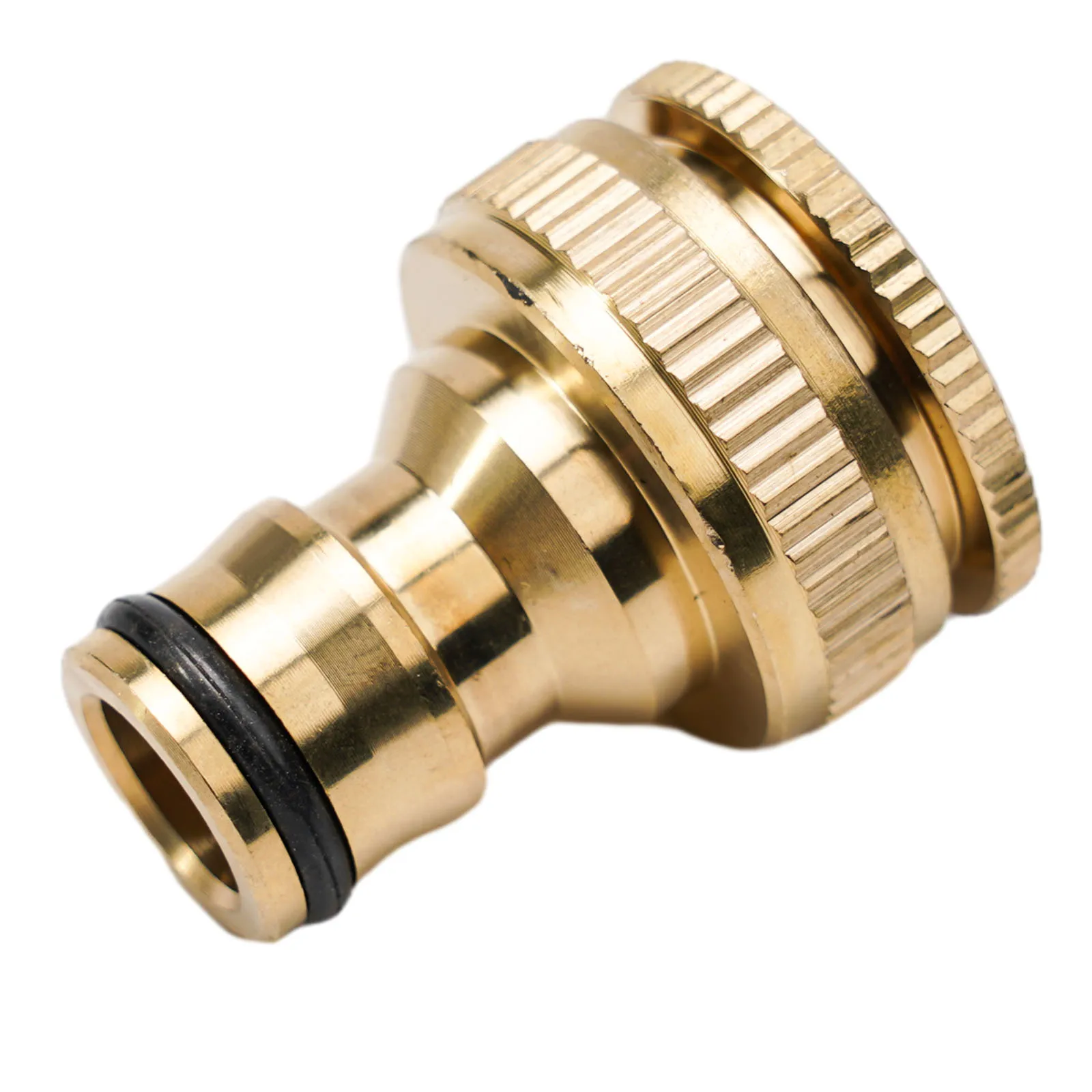 

High Quality Connector Adaptor 3/4 1/2 Connection BRASS HOSE TAP Connector Faucet Golden Tools Watering Equipment