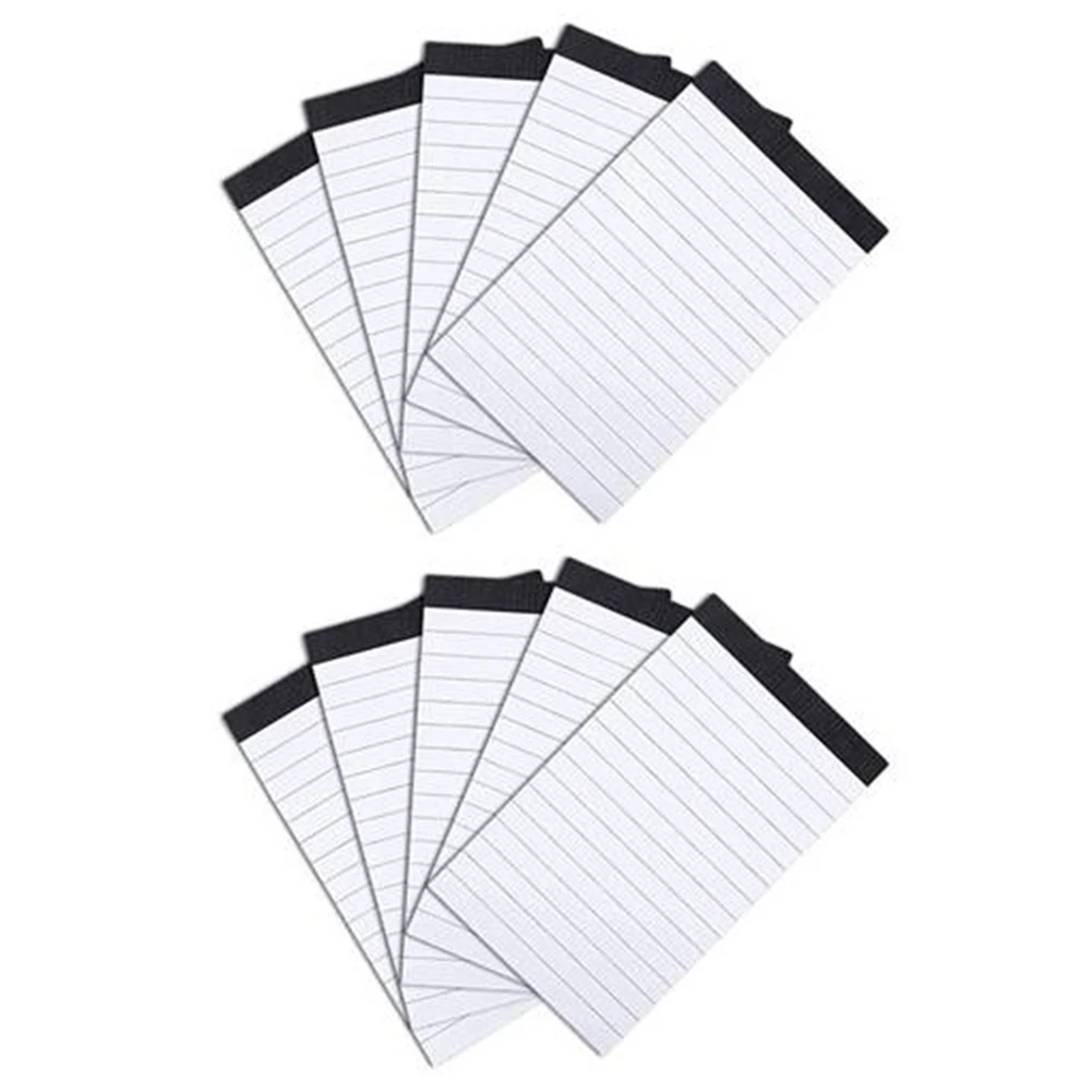 Notebook Refill 10 Pcs A7 30 Sheets Lined Handwriting Line Mini Pocket Memo Book Office Supplies