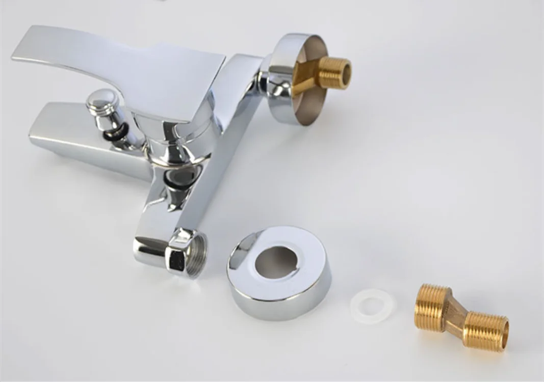 Description Picture 2 of itemFaucet Decorative Cover Stainless Steel Water Pipe Connector Heighten Valve Panel Shower Kitchen Faucet Accessories