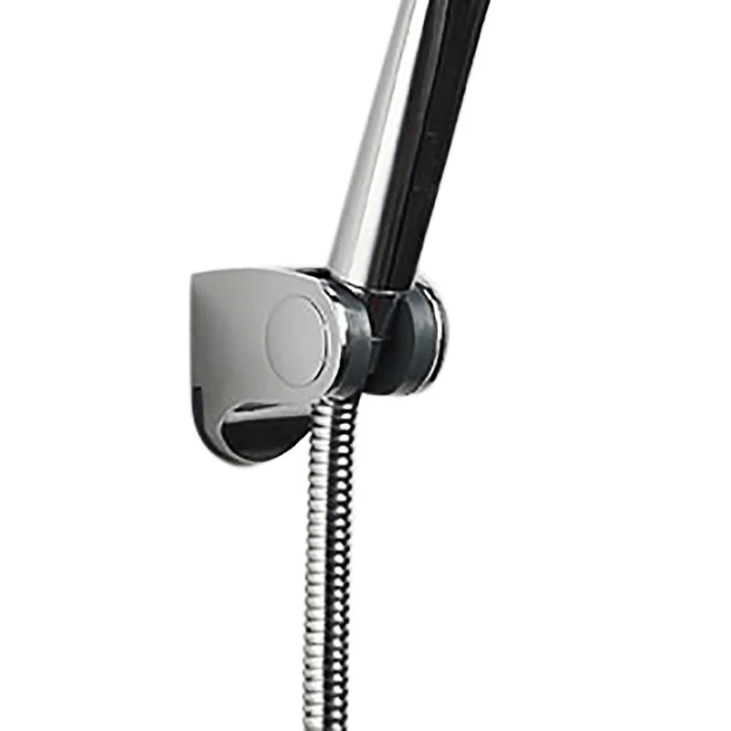 Bathroom Shower Head Phone Holder Chrome Bathroom Wall-mounted Adjustable Hand-held Shower Bracket Bathroom Accessories 2