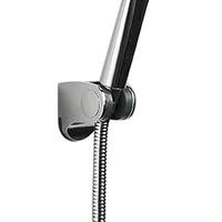 Bathroom Shower Head Phone Holder Chrome Bathroom Wall-mounted Adjustable Hand-held Shower Bracket Bathroom Accessories 2