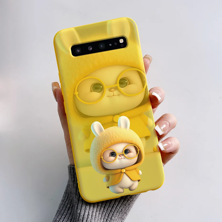 Für Samsung S10 5G Fall Niedlichen Panda Silikon Zurück Abdeckung Telefon Fall Für Samsung Galaxy S10 5G G977N S10 5G Fällen Weichen Stoßstange Funda – Detail 39