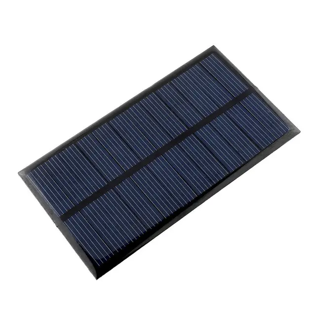 Mini panneau solaire 6V 1W, panneau d'énergie solaire Portable, Module de système solaire, bricolage pour téléphone Portable, batterie légère, chargeurs de jouets 1