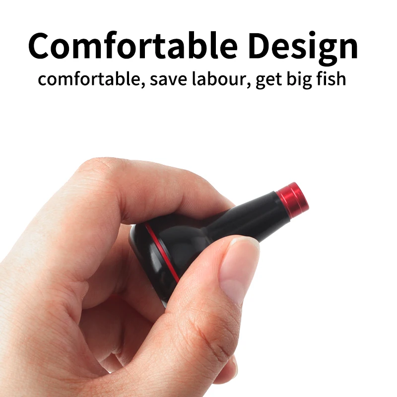 Kawa New Fishing Reel Handle Knob 7075 Alloy Aluminum Materail Lightweight Length 46mm Weight 9.5g/pc Accessory Fishing Reel DIY