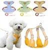 Puppy Harness and Leash Set, Breathable Pet Harness for Small and Medium-Sized Dogs and Cats, French Bulldog, Chihuahua, Poodle Pet Supplies