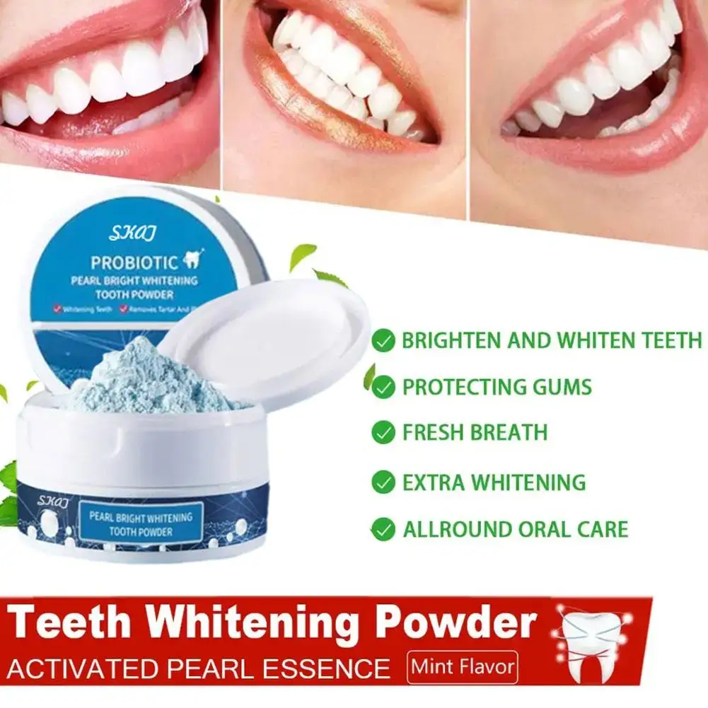 

Pearl Teeth Whitening Powder Tooth Care Oral Teeth Natural Cleaning Toothpaste Essences Hygiene Oral Pearl Oral Care 50g R1q3