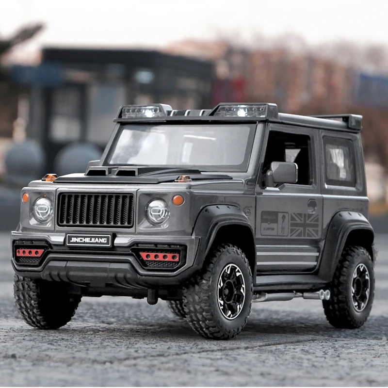 1:18 SUZUKI Jimny Off-Road SUV Alloy Model Car Toy Diecasts Casting Sound and Light Car Toys For Children Vehicle