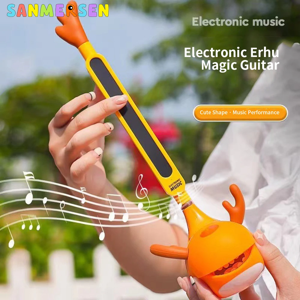 

Electronic Musical Instrument For Children Electric Synthesizer Electric Tadpole Kawaii Kid Kalimba Piano Toy Boys Girls Gift