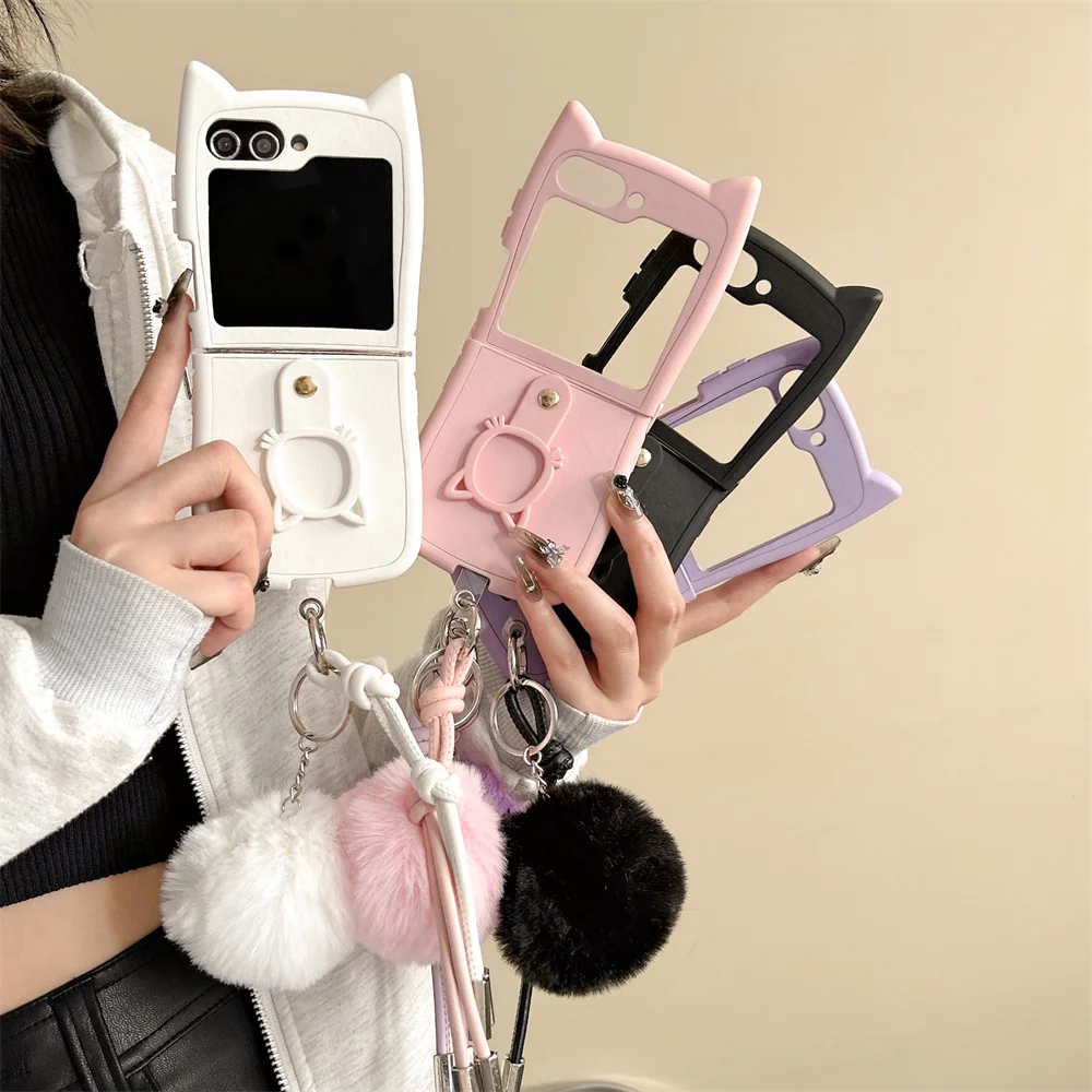 3D Cat Ear Phone Case 