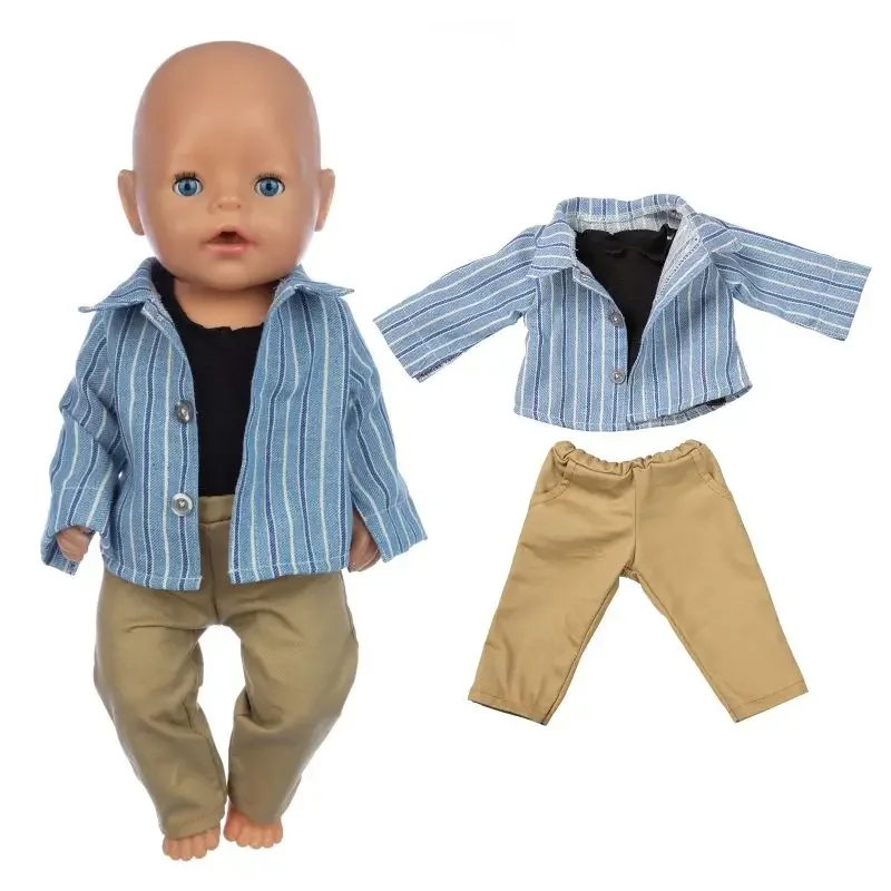 DollClothesSuitFit4043cmBabyDoll17InchDollsClothes18Inch