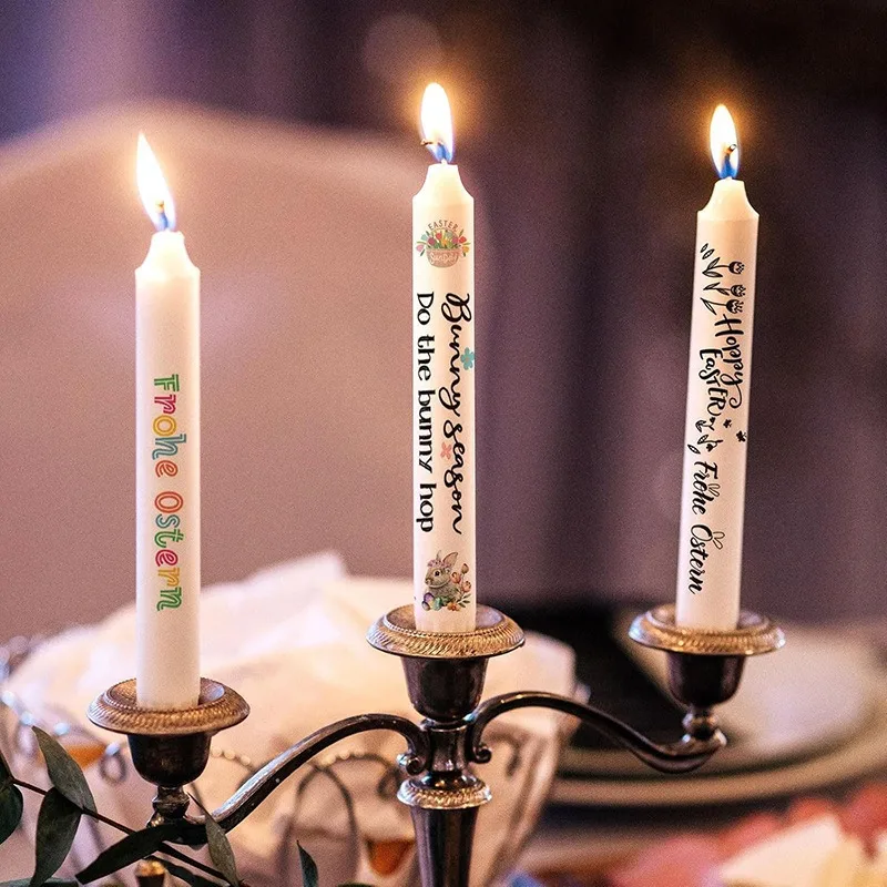 Easter Decorative Stickers for Candle Cup Gift