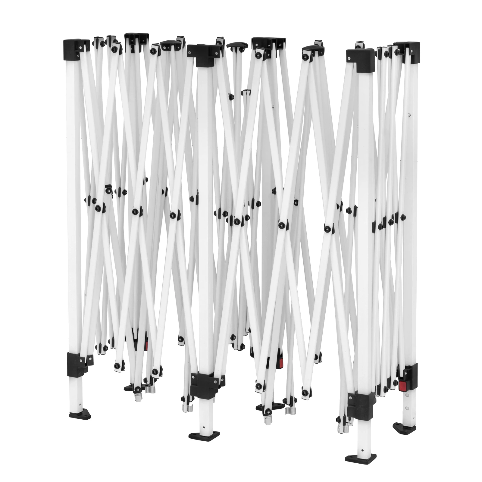 WOLTU 3x6m Gartenpavillon Faltbarer Pavillon mit 6 Seitenwänden Höhenverstellbar Wasserdicht UV-Schutz Partyzelt mit Tasche – Detail 16