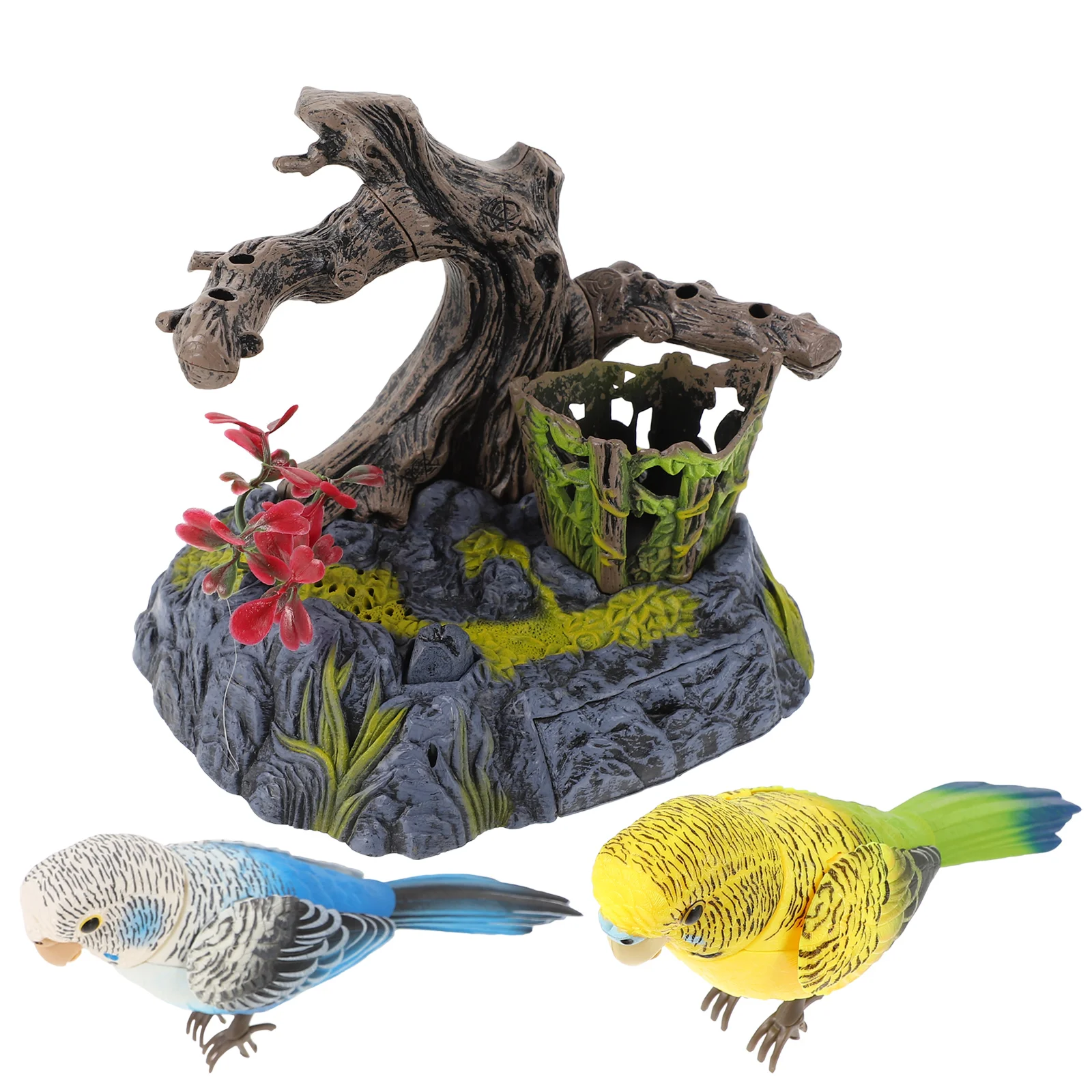 Parrot Voice Control Toy Childrens Toys Recording Talking Animal Singing Bird Electronic Parrots Model Educational 5