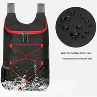 Multifunctional Outdoor for Camping Hiking Travel Folding Backpack High Density Lightweight Waterproof Nylon Fabric Sports Bag 2