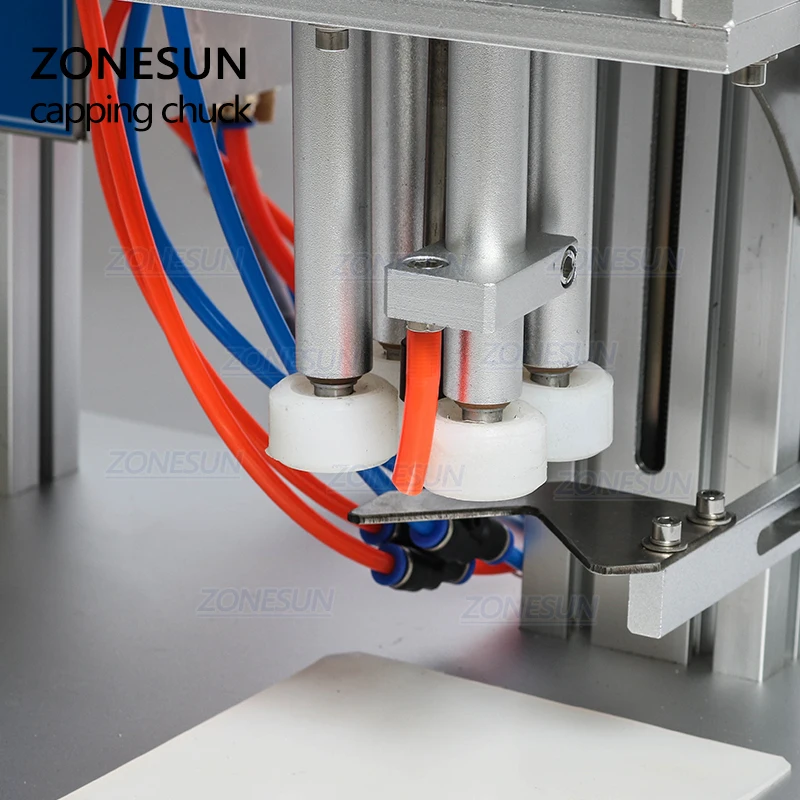 Perfume Bottle Capping Tool ZONESUN Friction Wheels Rubber Pad Capping Chuck Head For XLSGJ-6100 Medical Bottle Capping Machine Cosmetic Perfume Juice