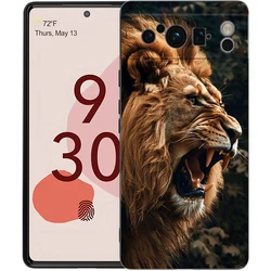 Wild Animal TPU Shockproof Soft Black Phone Case Cover - Pixel 8 Pro (A1)