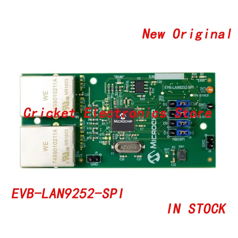 

EVB-LAN9252-SPI EtherCAT SPI Evaluation Board, an Ethernet development tool